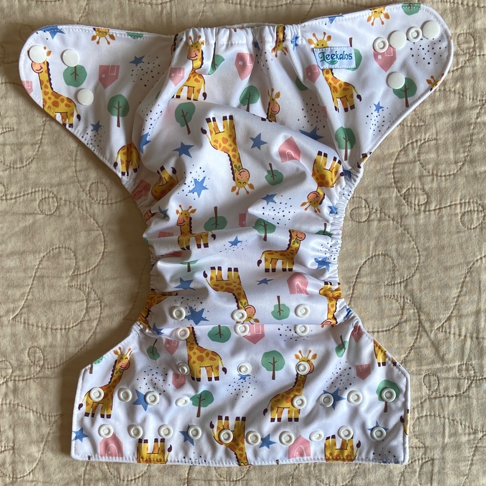 Leekalos Giraffe Print Kids Reusable Diaper